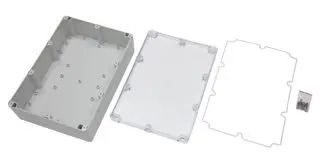 ENCLOSURE, MULTIPURPOSE, PC, GREY, CLEAR MP015480