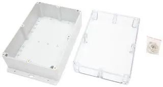 ENCLOSURE, MULTIPURPOSE, PC, GREY, CLEAR MP015487