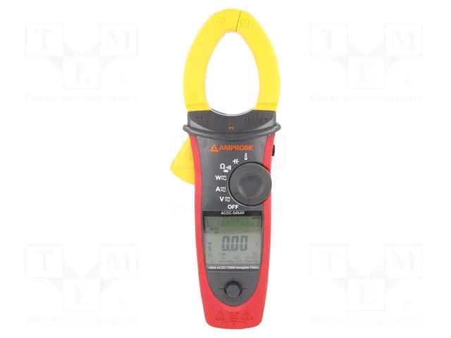 Meter: multifunction; digital,pincers type; Øcable: 45mm; LCD BEHA-AMPROBE ACD-54NAV