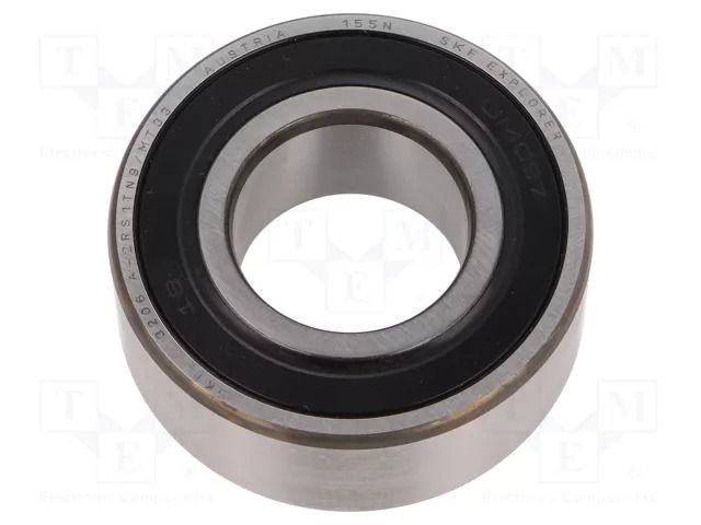 Bearing: double row ball; angular contact; Øint: 30mm; Øout: 62mm SKF S3206A2RS1TN9/MT33