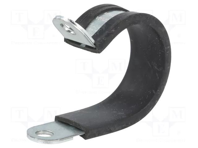 Fixing clamp; ØBundle : 30mm; W: 15mm; steel; Ømount.hole: 6.4mm LAPP RKS-1-30/15