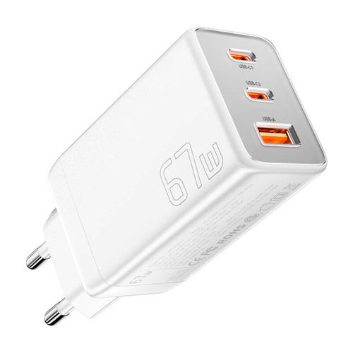 Essager ECTAC-KSB02-Z GaN 67W 2C+A Charger (white), Essager ECTAC-KSB02-Z