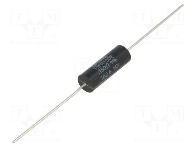Resistor: wire-wound; THT; 150mΩ; 5W; ±1%; Ø8.4x23.8mm; -55÷275°C OHMITE 15FR150E