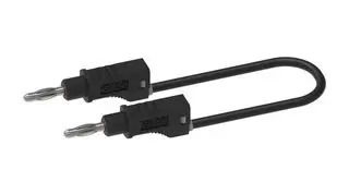 STACK 4MM BANANA PLUG-PLUG, 60V, 12A, 1M CT2131-100-0