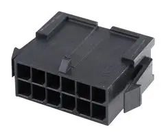 CONN HOUSING, PLUG, 12POS, 3MM 43020-1210