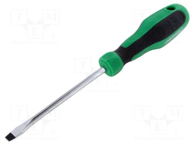 Screwdriver; slot; SL 5; 100mm GOLDTOOL TG-04A