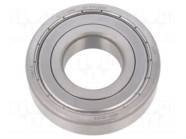 Bearing: single row deep groove ball; Øint: 35mm; Øout: 80mm SKF SKF6307-2Z/C3