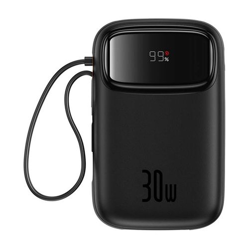 Powerbank Baseus QPow 2 10000mAh 30W 2xUSB-C (black), Baseus P10055008113-00