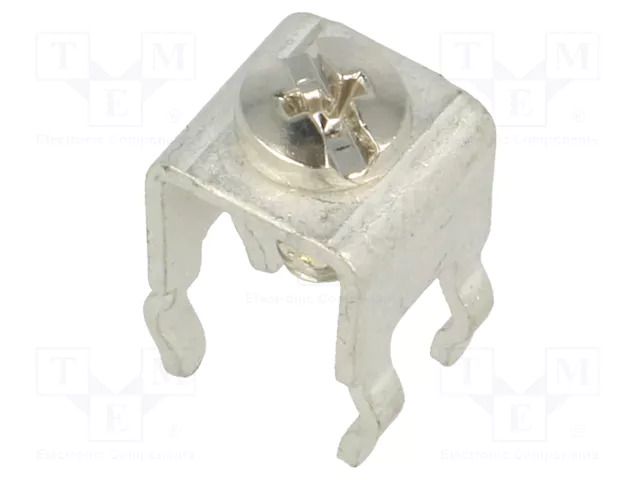 Terminal: screw terminal; THT,screw terminal; silver; 7x5mm KEYSTONE KEYS7696