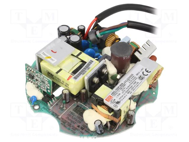 Power supply: switching; LED; 156W; 36÷60VDC; 1600÷2600mA; IP00 MEAN WELL HBG-160P-60A