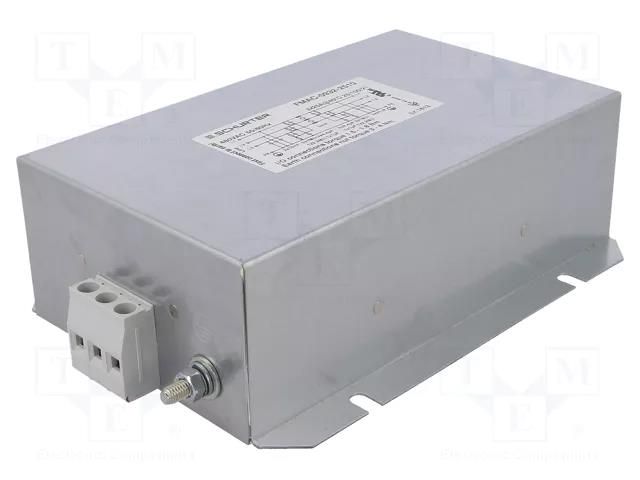 Filter: anti-interference; three-phase; 25A; 201x151x66mm; screw SCHURTER FMAC-0932-2510
