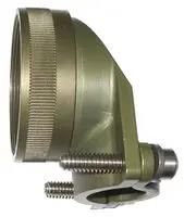 RIGHT ANGLE CONNECTOR BACKSHELL W/ CABLE CLAMP M85049/9-9W