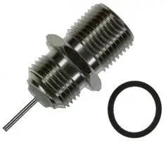 RF/COAXIAL F BULKHEAD JACK, STR 75 OHM, SOLDER 222144