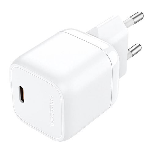 Vention FAKW0-EU USB-C GaN power charger (30W) (white), Vention FAKW0-EU