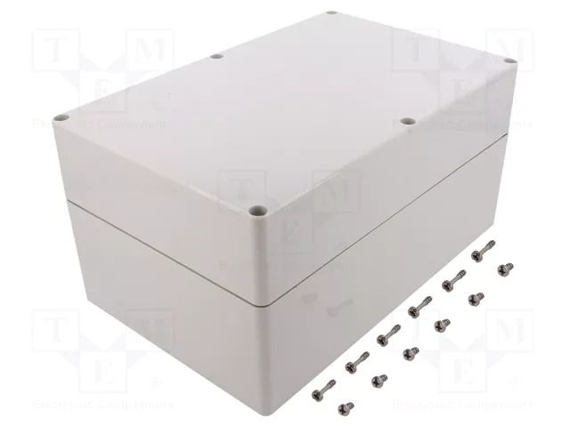 Enclosure: multipurpose; X: 160mm; Y: 250mm; Z: 125mm; EURONORD; grey FIBOX PC162513