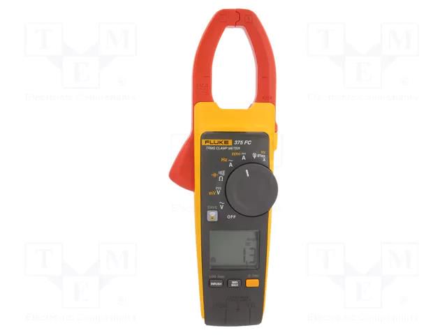 Meter: multifunction; digital,pincers type; Øcable: 34mm; LCD FLUKE FLK-375FC