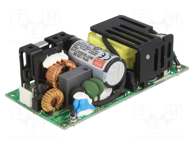 Power supply: switching; open; 120W; 113÷370VDC; 80÷264VAC; OUT: 1 MEAN WELL RPS-120-24