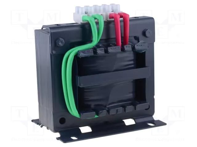 Transformer: mains; 250VA; 500VAC; 24V; Leads: terminal block; IP00 BREVE TUFVASSONS TMM250/A500/24V