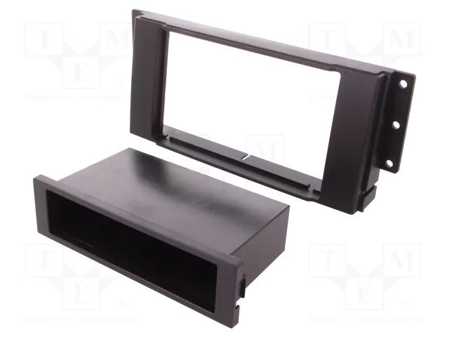 Radio frame; Land Rover; 2 DIN; black PER.PIC. RAM-40.466.1