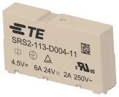 SAFETY RELAY, SPST-1NO/1NC, 4.5V/6A SRS2-113-D004-11