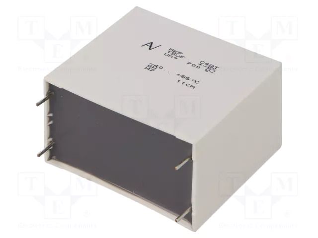 Capacitor: polypropylene; 15uF; Uoper: 700VDC; Uoper max: 700VDC KEMET C4ATJBW5150A3NJ