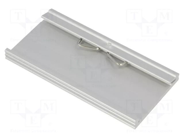 DIN rail mounting bracket; aluminium; 100mm; Rail: TS35 FISCHER ELEKTRONIK KL-35-100