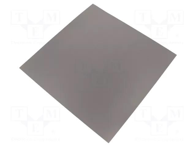 Shielding mat; 240x240x0.5mm; Permeability: 100; self-adhesive KEMET EFX05-240X240T15