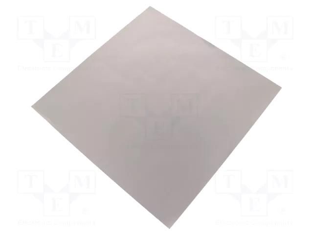 Shielding mat; 240x240x0.07mm; Permeability: 130; self-adhesive KEMET EFF007-240X240T08