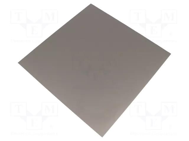 Shielding mat; 240x240x0.03mm; Permeability: 60; self-adhesive KEMET EFA003-240X240T08