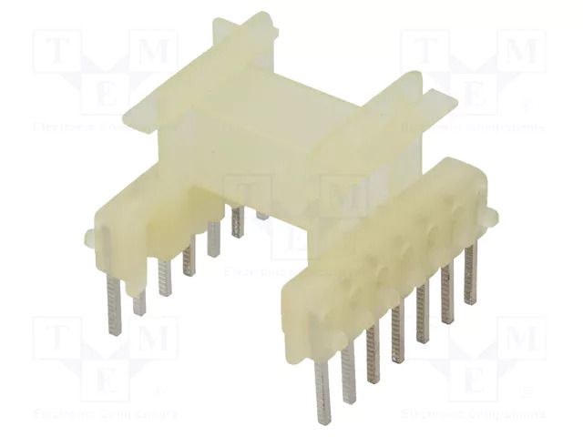 Coil former: with pins; plastic; No.of term: 14; Poles number: 1 WEISSER WE-3449H