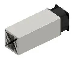 FAN COOLED HEAT SINK, 70M3/H, 12VDC LAM 6 150 12