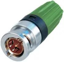 RF COAXIAL, BNC, STRAIGHT PLUG, 75OHM NBNC75BFG7