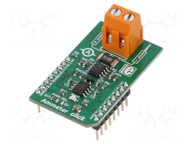 Click board; prototype board; Comp: MCP3201; ammeter; 3.3VDC,5VDC MIKROE MIKROE-2377