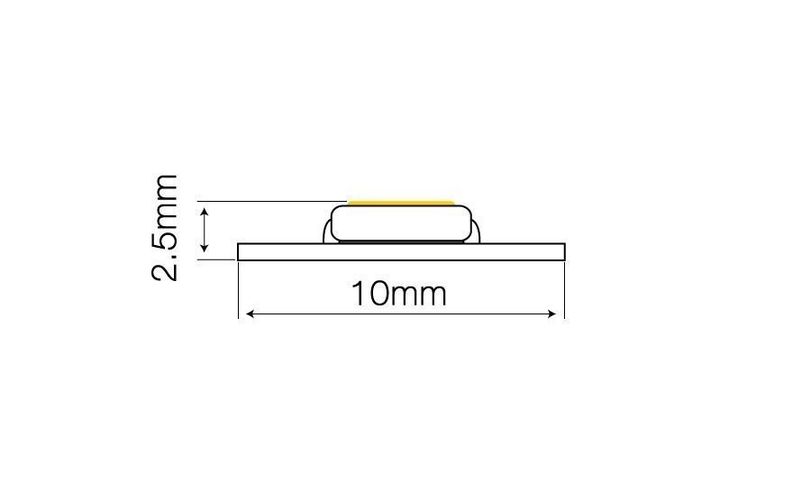 LED juosta 24V 12W/m nehermetiška IP20 šiltai balta 2200K-3000K DIM-TO-WARM CCT 1140lm, LED LINE 471093 5907777471093