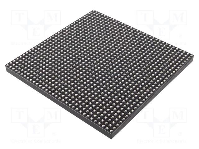 Display: LED; matrix; 32x32; RGB; 5V; Interface: GPIO; pin strips MIKROE MIKROE-2347