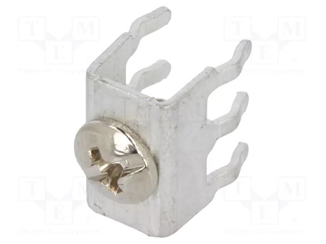 Terminal: screw terminal; THT,screw terminal; silver; 7x5mm KEYSTONE KEYS7800