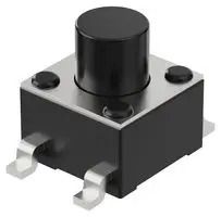 TACTILE SW, SPST-NO, 0.05A, 12VDC, 100GF SWT0211-050010GSA