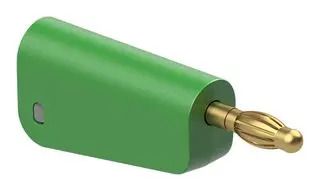 BANANA TEST CONN, PLUG, 32A, GREEN/CABLE 64.1043-25
