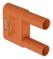 BANANA TEST CONN, PLUG, 32A, ORANGE, CBL 66.4012-30