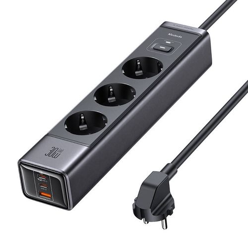 GaN 6-in-1 power strip Mcdodo CH-0620, 30W, Mcdodo CH-0620