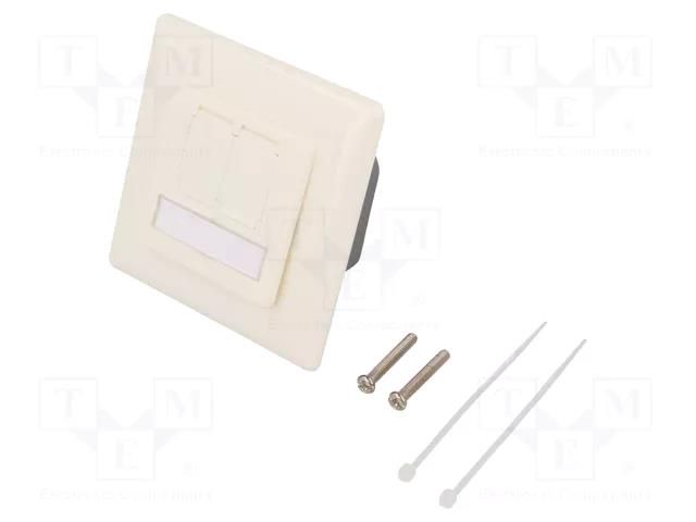 Connector: RJ45; socket; Cat: 6; shielded,double; Layout: 8p8c; IDC LOGILINK LOG-NP0023