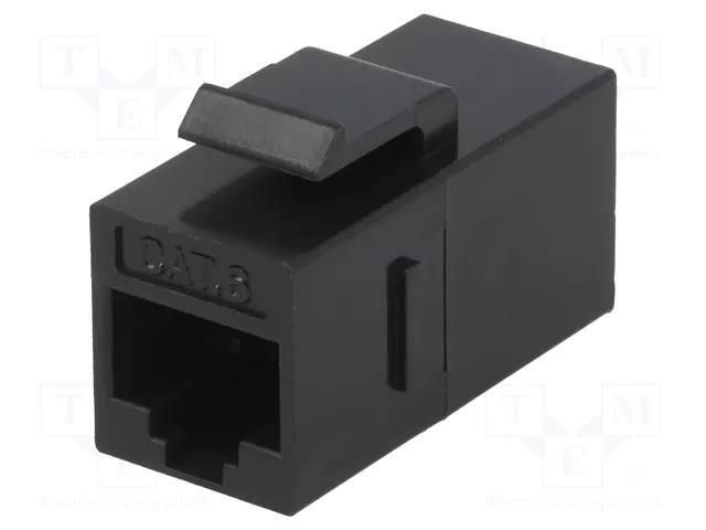 Coupler; socket; Cat: 6; Keystone,unshielded; 8p8c; RJ45 socket x2 LOGILINK LOG-NK4012