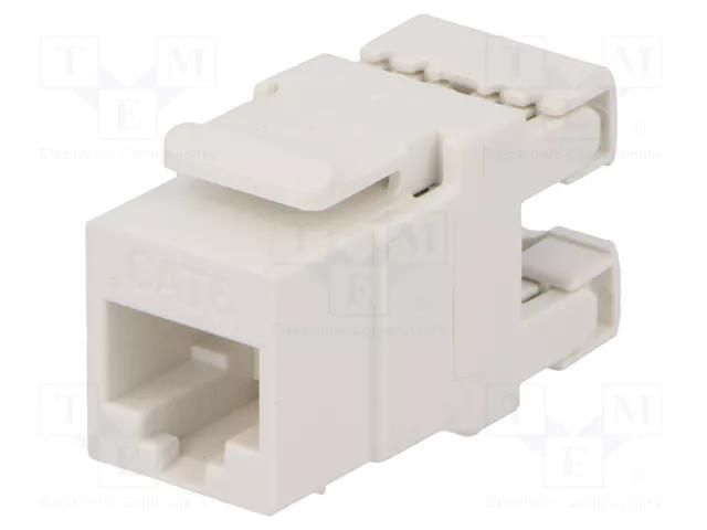 Connector: RJ45; socket; PIN: 8; Cat: 6; Keystone,unshielded; 8p8c LOGILINK LOG-NK4005