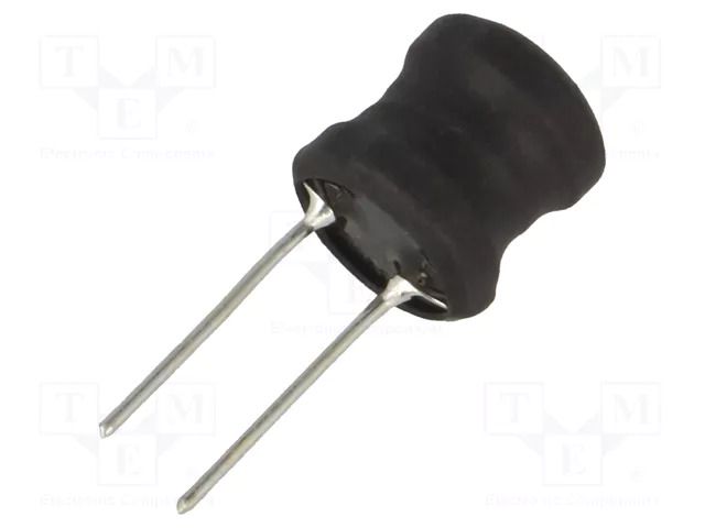 Inductor: wire; THT; 820uH; Ioper: 800mA; 1.24Ω; ±10%; Ø11.5x11.5mm FERROCORE COIL1010-0.82