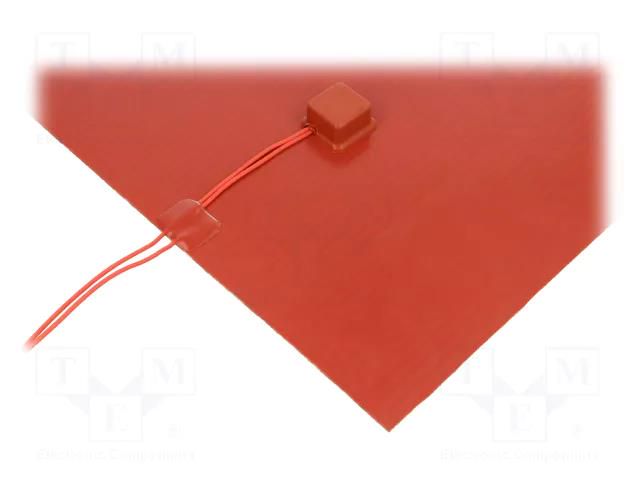 Heating mat; silicone; 370x370mm; 230V; 400W; -30÷180°C; 2W/cm2 SEDES GROUP 504111901