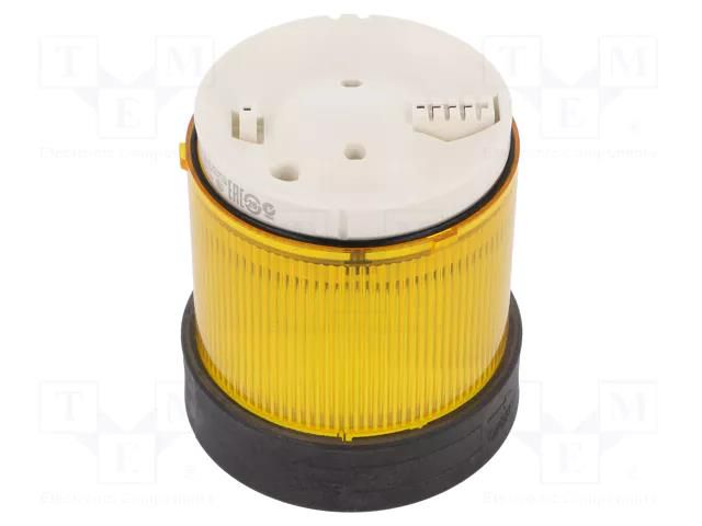 Module: light signaller; yellow; bulb BA15D; 24÷48VDC; 24VAC; IP65 SCHNEIDER ELECTRIC XVBC4B8