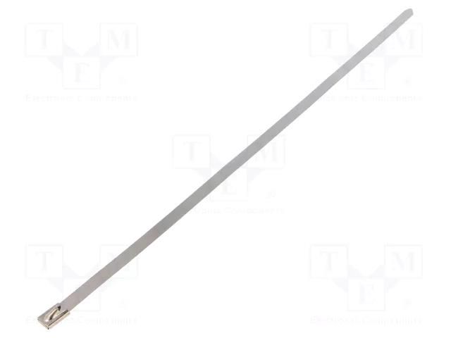 Cable tie; L: 360mm; W: 7.9mm; stainless steel AISI 304; 1112N RAYCHEM RPG BU74-360