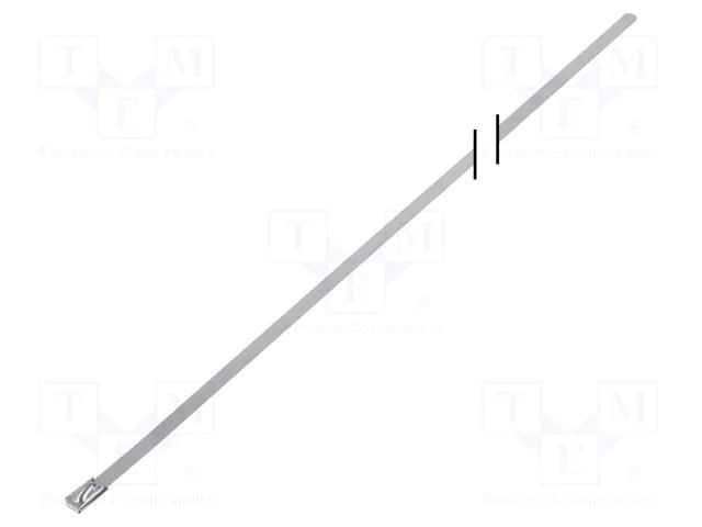 Cable tie; L: 620mm; W: 4.6mm; acid resistant steel AISI 316; 445N RAYCHEM RPG BU46-620
