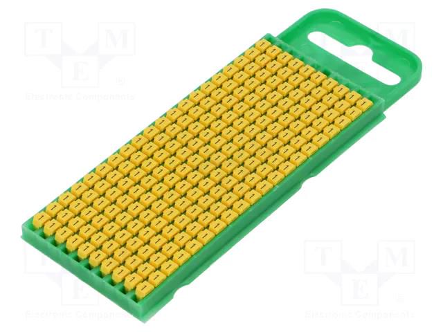 Markers; Marking: 1; 0.8÷2.2mm; polyamide; yellow; -40÷85°C; WIC HELLERMANNTYTON WIC0-1-PA66-YE1000