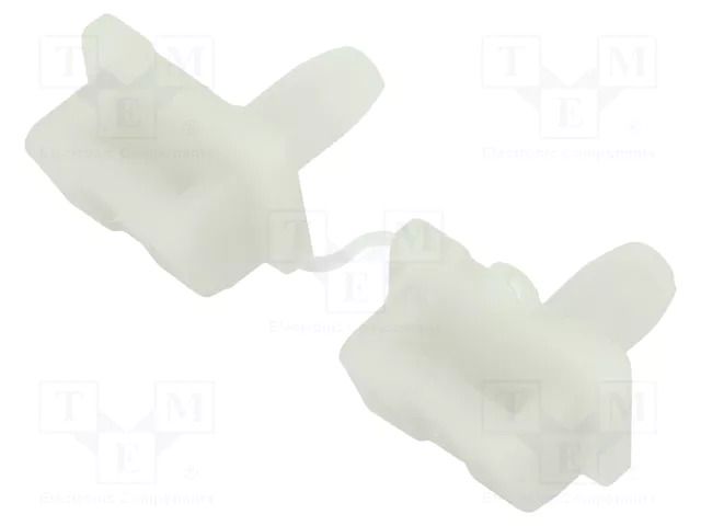 Holder; push-in; polyamide; natural; Tie width: 9.3mm; Ht: 10mm HELLERMANNTYTON TY5-K3-HS-NA-C1